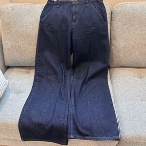 Banana Republic High-Rise Dark Blue Trousers
